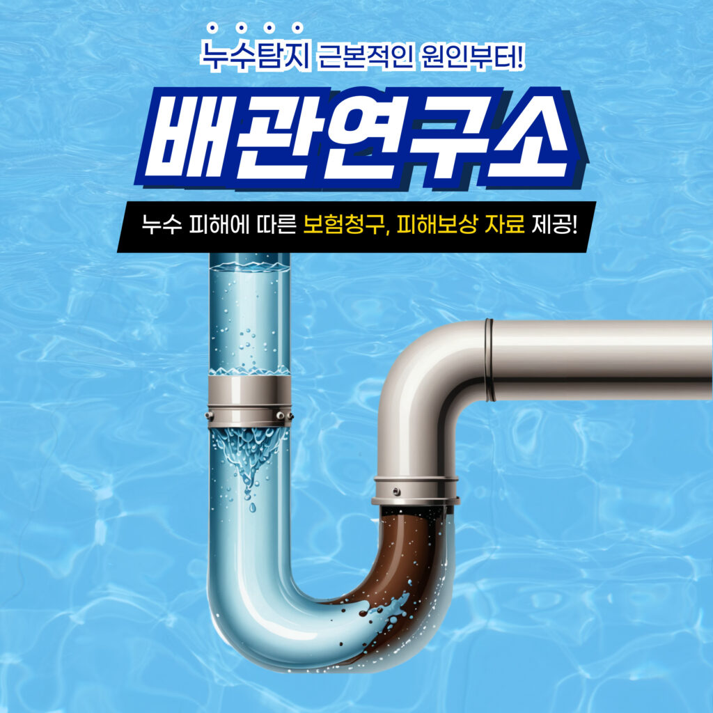 안산누수탐지 배관연구소